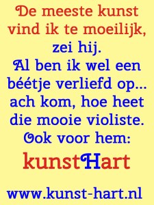 kunstHart campagne 5 - violiste