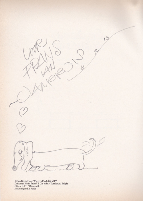 Gesigneerd album met Lotje