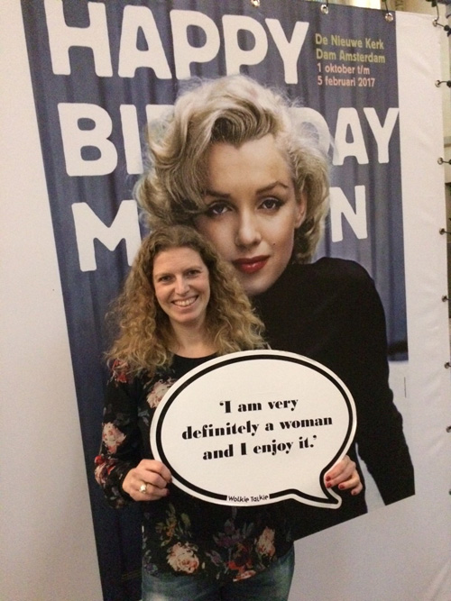 Op de foto met Marilyn hoort er natuurlijk ook bij!