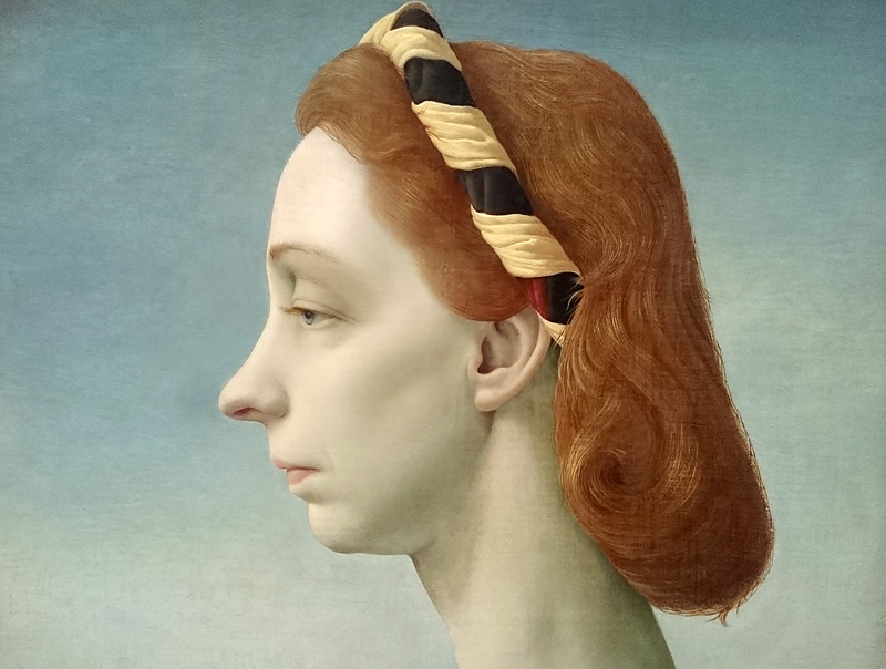 Portret van mevr. J.C. barones van Boetzelaer (detail)