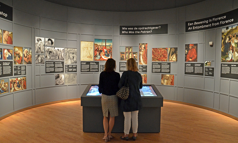 Veel informatie op touchscreen en panelen (alle foto's auteur)