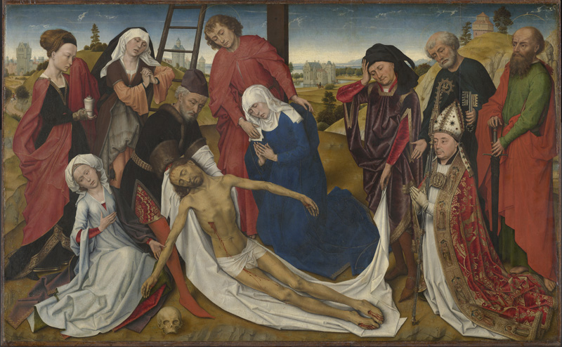 De bewening van Christus voor de restauratie (beeld Mauritshuis)