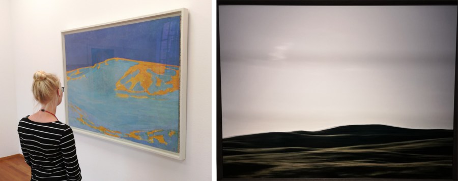 Duin volgens Mondriaan (uit het Guggenheim) en Vanfleteren