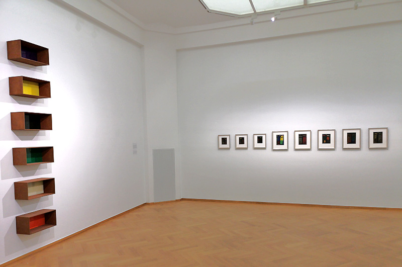 Werk van Donald Judd en Alexej von Jawlensky (foto auteur)