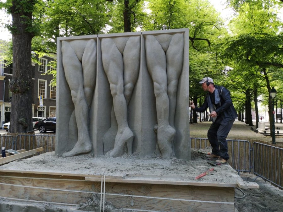Zandsculptuur op het Lange Voorhout, 2019