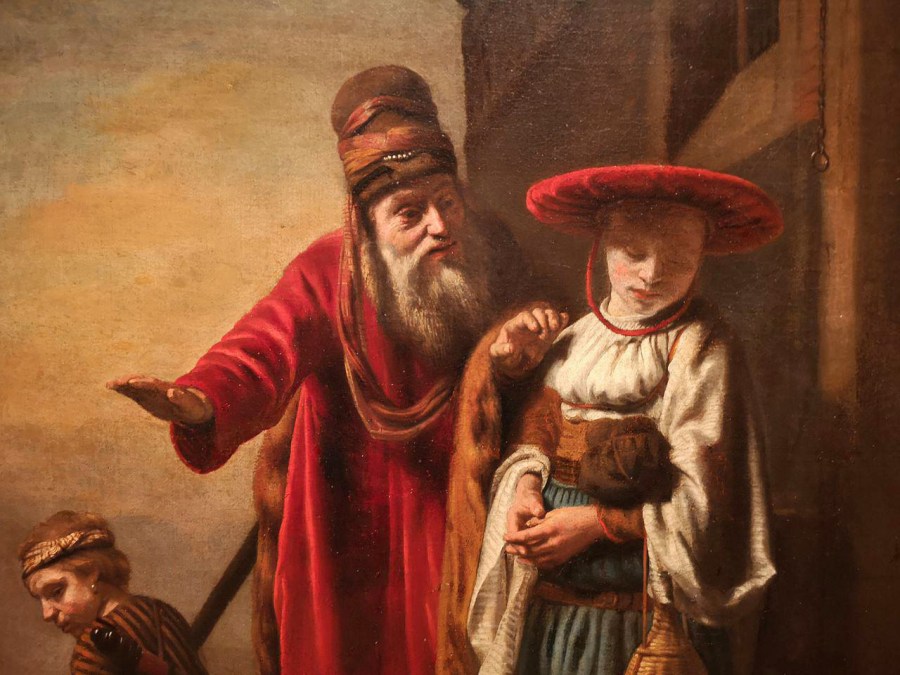 De wegzending van Hagar, 1653, detail