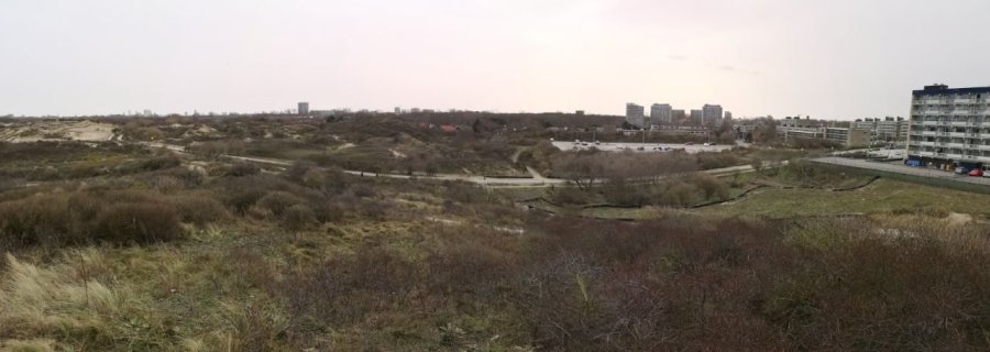 Uitzicht vanaf uitzichtpunt noord