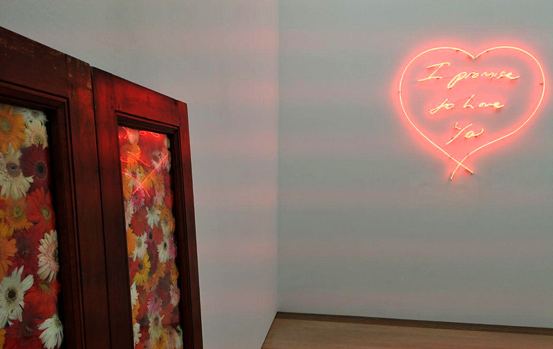 Werken van Anya Gallaccio en Tracey Emin