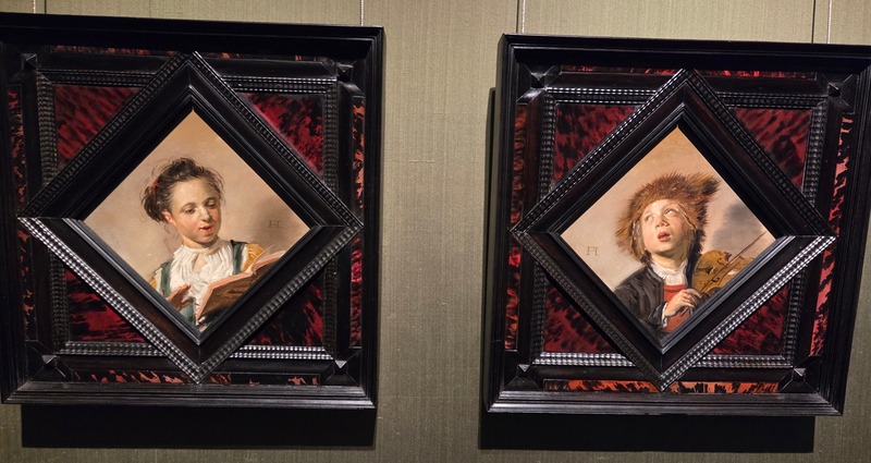 De nieuwe Frans Hals-aanwinsten in het Mauritshuis (foto auteur)